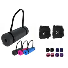 LAVEF - COLCHONETA DEPORTIVA JUMBOLO + PESAS TOBILLERAS DE 2K