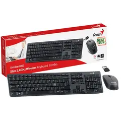 GENIUS - Combo Teclado + Mouse 8000SE Inalambrico