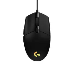 LOGITECH - Mouse Gaming G203 NegroCableUSBRGB