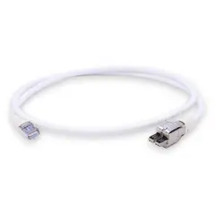 SIEMON - Patch Cord F/UTP T4AS01MB02L 4P Marfil blanco 1m