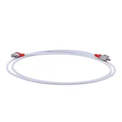 SIEMON - Patch Cord F/UTP T2E2-01M-B03L Blanco con Rojo 1m