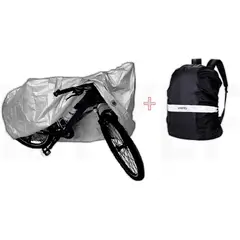 LAVEF - PIJAMA PARA BICICLETA METALIZADA + FORRO PARA MALETIN