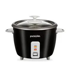 PROCTOR SILEX - Olla Arrocera y Vaporera 37527 Negra