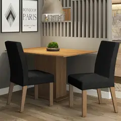 MADESA - Juego de Comedor Manu con 2 Sillas Oxford
