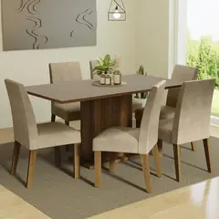 MADESA - Juego de Comedor Renata con 6 Sillas