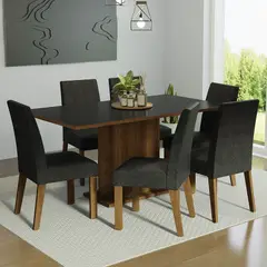 MADESA - Juego de Comedor Renata con 6 Sillas Oxfor