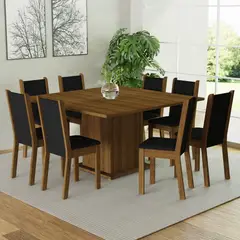 MADESA - Juego de Comedor Marisa con 8 Sillas