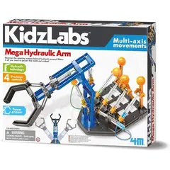 4M - KIT MEGA BRAZO HIDRÁULICO - JUGUETE STEM EDUCATIVO