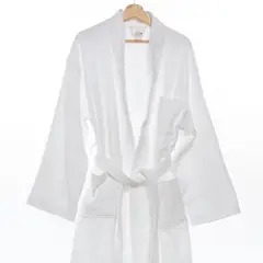DISTRIHOGAR - Bata de Baño Tundida 100% Algodon