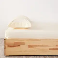 DISTRIHOGAR - Set Sábana Ajustable Más Fundas 300 hilos Algodón Queen
