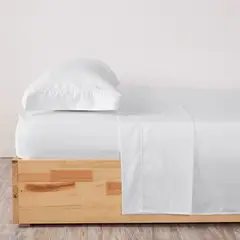 DISTRIHOGAR - Juego de Sábanas 300 Hilos Hotel Experience Sencillo
