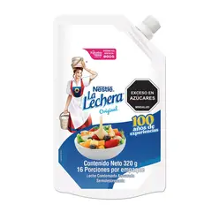 NESTLE - Leche condensada La Lechera Bolsa x 320gr