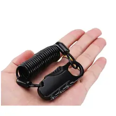 GENERICO - Candado de seguridad guaya bicicleta Moto clave 5 dígitos