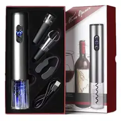 ONE PIXEL - Kit Sacacorchos Para Botella De Vino Electrico Recargable