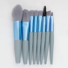 GENERICO - Brochas Maquillaje 8 Piezas Pequeñas Viajero