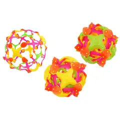 GENERICO - Pelota Expandible Sonajero Luces De Color Juguete Antiestres