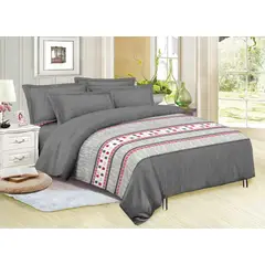 SIRENITAS - Juego de sabanas Cama Queen Gris Humo