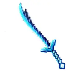 GENERICO - Juguete Espada Minecraft Niños Led Sonido Disfraz + Baterias