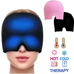 GENERICO - Gorro para migraña gel frio y caliente alivio dolor de cabeza compresa