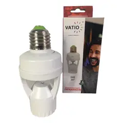 MERCURY - Portabombillo Sensor Movimiento Enciende Luz Automatico