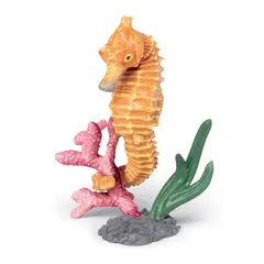 JUGANDO Y EDUCANDO - Figura Coleccionable caballo de mar Pintada A Mano