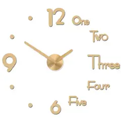 ENFANT'ASY - Reloj De Pared 3d Decorativo Moderno Grande 100 X 100 Hogar