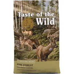 TASTE OF THE WILD - PERRO ADULTO PINE FOREST VENADO & LEGUMBRES 28 LB