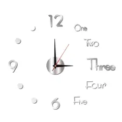ENFANT'ASY - Reloj De Pared Adhesivo 3d Decorativo Moderno Hogar Oficina 40 CM