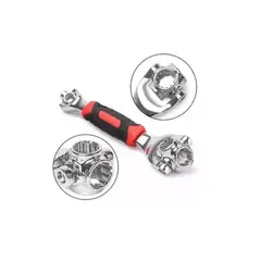 GENERICO - Llave Inglesa Multiusos 48 En 1 Tuercas Tornillos