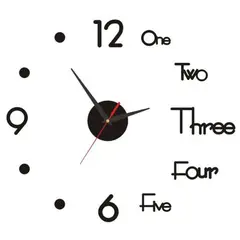 ENFANT'ASY - Reloj De Pared Adhesivo 3d Decorativo Moderno Hogar Oficina 40 CM