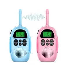 GENERICO - Radio Infantil Comunicador Boquitoquis X2 AZUL Y ROSADO
