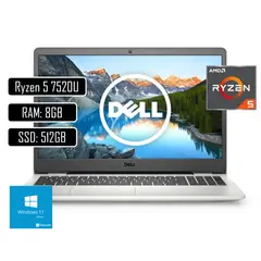 DELL - Portatil Inspiron 15 AMD Ryzen 5 7520U 8GB RAM 512GB SSD 15.6" Windows 11 Home