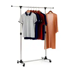 GENERICO - Burro exhibidor de ropa ajustable sencillo y desarmable