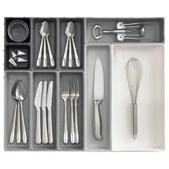 ONE PIXEL - Set Organizador Cajones Desarmable Multiusos Cocina Escritorio 10 Pcs