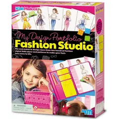 4M - KIT MANUALIDADES PARA NIÑAS - DISEÑO DE MODAS FASHION STUDIO