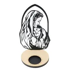 GENERAL - Porta Vela De Proyección De Virgen Maria Mediano Con Velon