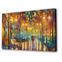ART INDUSTRY - Cuadro 50x30 Cms Decorativo Tipo Oleo Camino 6