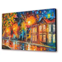 ART INDUSTRY - Cuadro 50x30 Cms Decorativo Tipo Oleo Camino 17