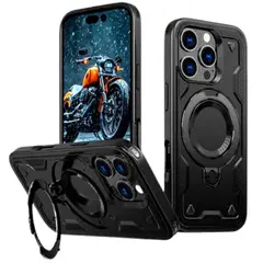 GENERICO - Estuche antichoque spartan case magsafe para iphone 16 pro max negro