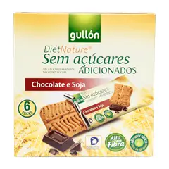 GULLON - Galleta Snacks Soja-Choco 144Gr