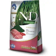 GENERICO - Alimento N&D Gato Adulto Spirulina Y Cerdo  X1500g