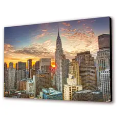 ART INDUSTRY - Cuadro 50x30cms Decorativo New York At Sunset