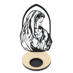 GENERAL - Porta Vela Religioso De Proyección De Virgen Maria Grande Con Velon