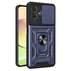 GENERICO - Funda Estuche Case Slider Compatible Con Motorola G54 Azul