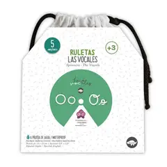 JUGANDO Y EDUCANDO - Juego Didáctico Ruletas Para Aprender Vocales Para Niños