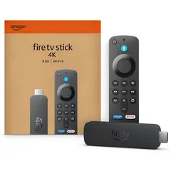 AMAZON - Fire Tv Stick 4k HDR Streaming Wifi 6 Con Alexa Control Voz
