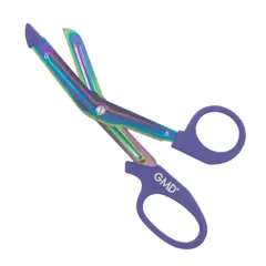 GMD - Tijera De Trauma 7 ½ Premium Marca Color Rainbow-Morado