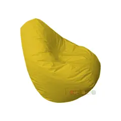 MUEBLES FANTASIA - Puff Pera Lona Mediano Amarillo Muebles fantasía