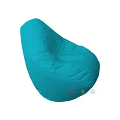 MUEBLES FANTASIA - Puff Pera Lona Mediano Celeste Muebles fantasía