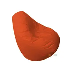 MUEBLES FANTASIA - Puff Pera Lona Mediano Naranja Muebles fantasía